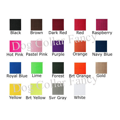 2 Inch Martingale Dog Collar collar color choices