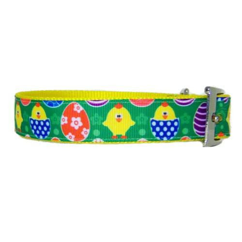 Easter Eggs and Chicks Collar - For dogs and cats - dog-collar-fancy