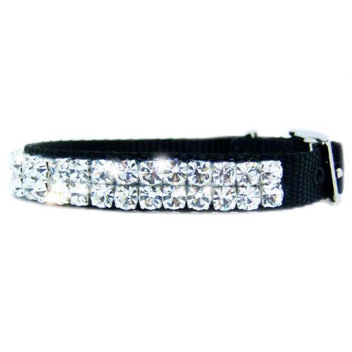 Double Bubble Bling Pet Collar - For small dogs and cats - dog-collar-fancy