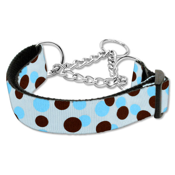Martingale dog collar confetti baby blue