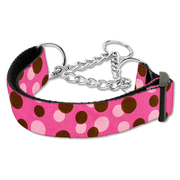 Martingale dog collar confetti bright pink