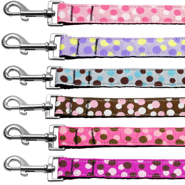 Confetti dots dog leash