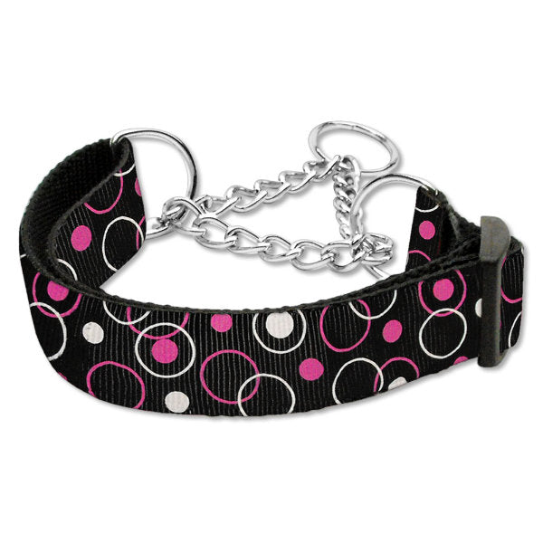 Martingale dog collar retro black