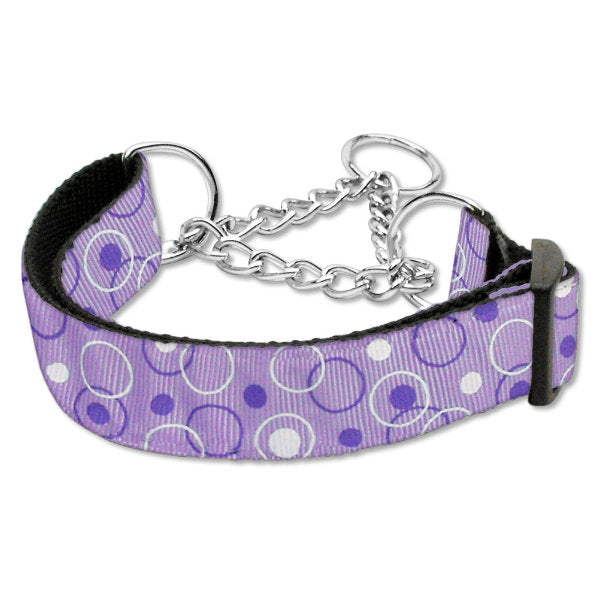 Martingale dog collar retro lavender