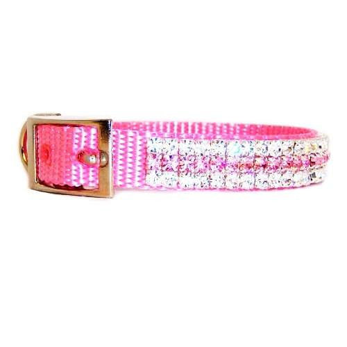 Pink diamond discount collar for dogs