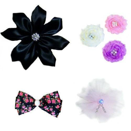 Our hand made dog hair bows are for small dogs and large dogs too.