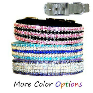 Custom Crystal Pet Collar Large - For medium to large dogs - dog-collar-fancy