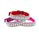 "BE MY VALENTINE" Crystal Pet Collar