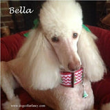 Christmas Dog Collar - Sparkly Christmas Tree - For medium to large dogs - dog-collar-fancy