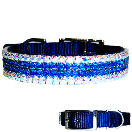 Aurora Seas Fancy Crystal Dog Collar