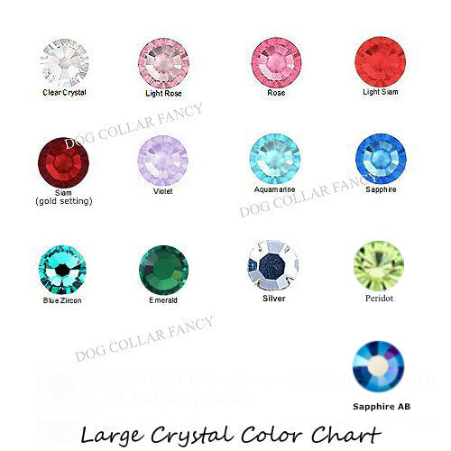 Big Bling Custom Crystal Pet Collar - For dogs and cats - dog-collar-fancy