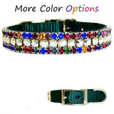 Christmas Magic Jeweled Pet Collar - For dogs and cats - dog-collar-fancy