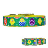Easter Eggs and Chicks Collar - For dogs and cats - dog-collar-fancy