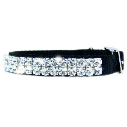 Double Bubble Bling Pet Collar - For small dogs and cats - dog-collar-fancy