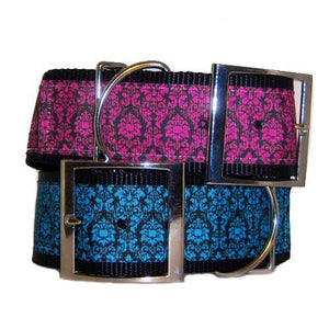 Floral Designs Large Decorative Dog Collar - For large dogs - dog-collar-fancy