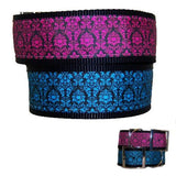 Floral Designs Large Decorative Dog Collar - For large dogs - dog-collar-fancy