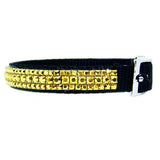 Gold Layers Crystal Pet Collar - For dogs and cats - dog-collar-fancy