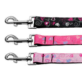 Crazy hearts print pet leash