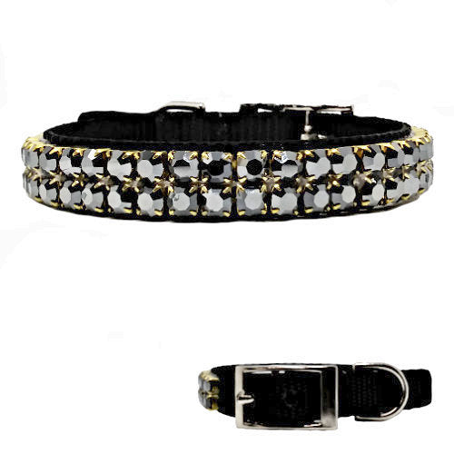 Mirror Mirror Crystal Pet Collar - For dogs and cats - dog-collar-fancy