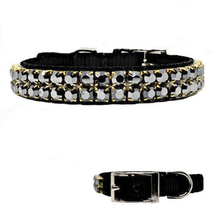 Mirror Mirror Crystal Pet Collar - For dogs and cats - dog-collar-fancy