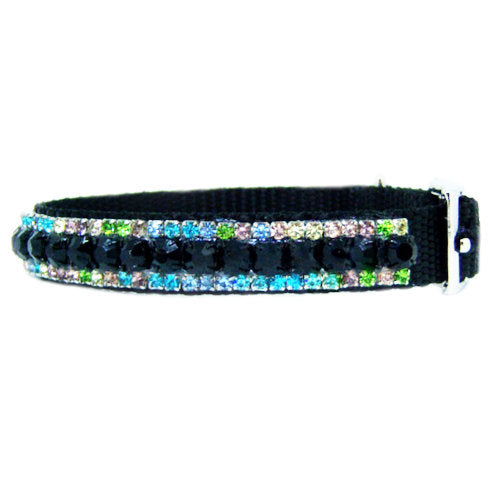 Night Lights Crystal Pet Collar - For dogs and cats - dog-collar-fancy