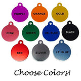 Bone Tag with Paws Personalized Pet Tag - pet charm - dog-collar-fancy