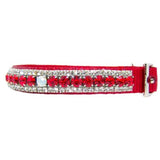 Rubies and Opal Jeweled Pet Collar - For dogs and cats - dog-collar-fancy