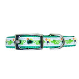 Smiling Alligator Printed Nylon Pet Collar - For dogs and cats - dog-collar-fancy
