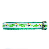 Smiling Alligator Printed Nylon Pet Collar - For dogs and cats - dog-collar-fancy