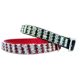 Fancy Stripes Crystal Pet Collar - For dogs and cats - dog-collar-fancy