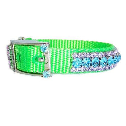 Sweet Taffy Crystal Pet Collar - For dogs and cats - dog-collar-fancy