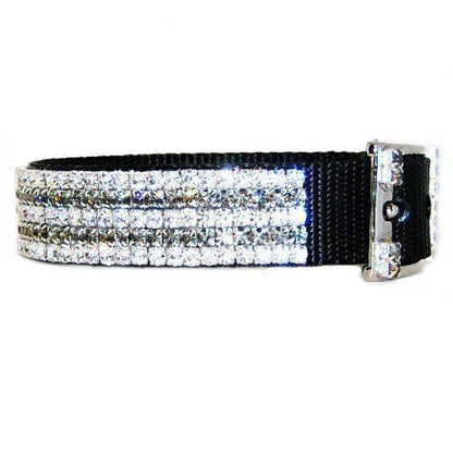 The Finer Things Large Crystal Dog Collar - For medium to large dogs - dog-collar-fancy
