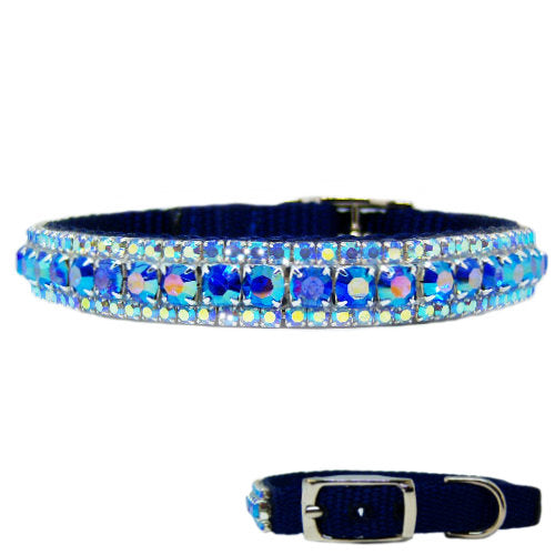 The Flashy Pooch Crystal Pet Collar - For dogs and cats - dog-collar-fancy
