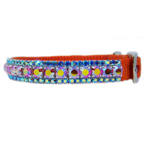 The Tropics Crystal Pet Collar - For small dogs and cats - dog-collar-fancy