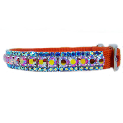 The Tropics Crystal Pet Collar - For small dogs and cats - dog-collar-fancy